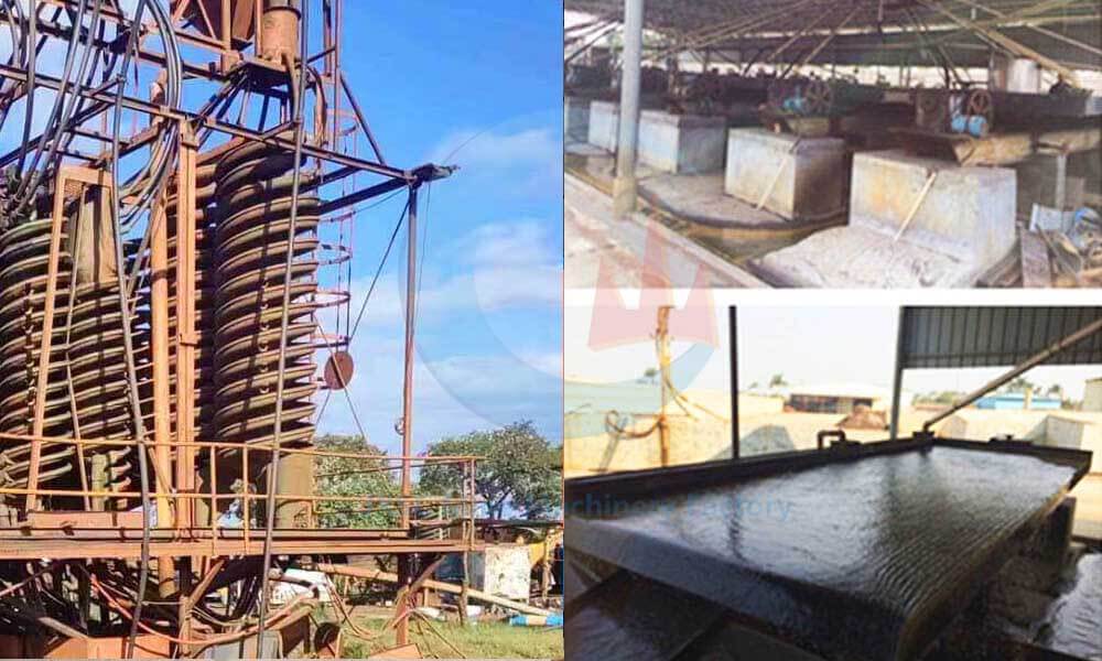 séparation du sable de zircon