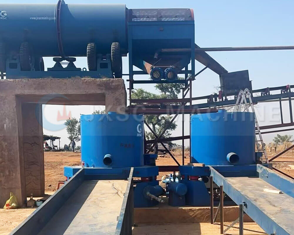concentrateur centrifuge d'or