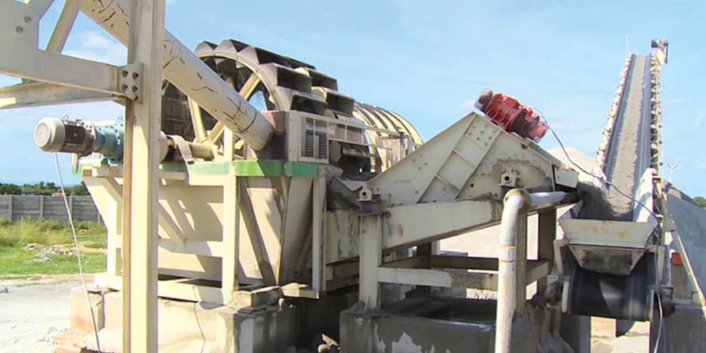 Machine à laver le sable à roue de quartz