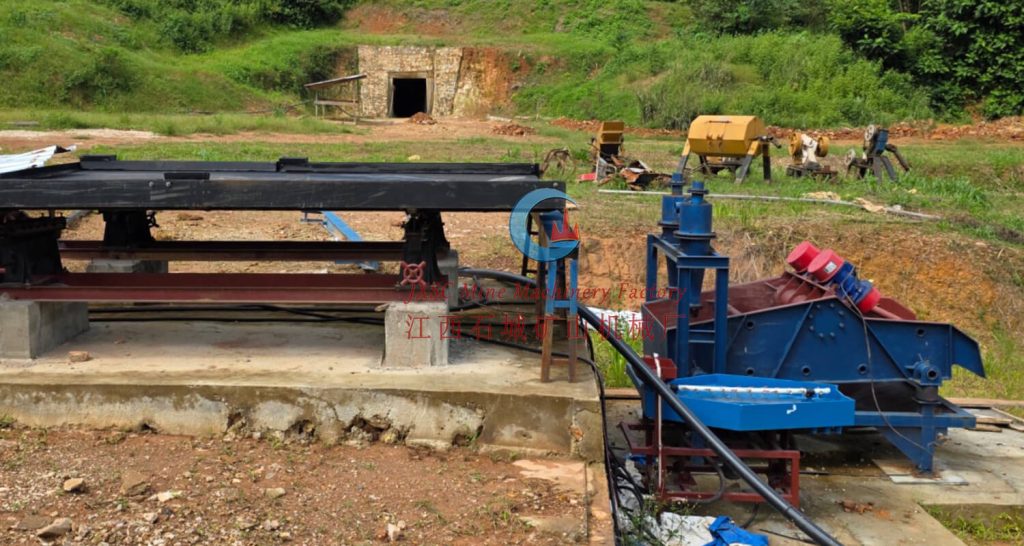 Machines de traitement de l'or de roche dure