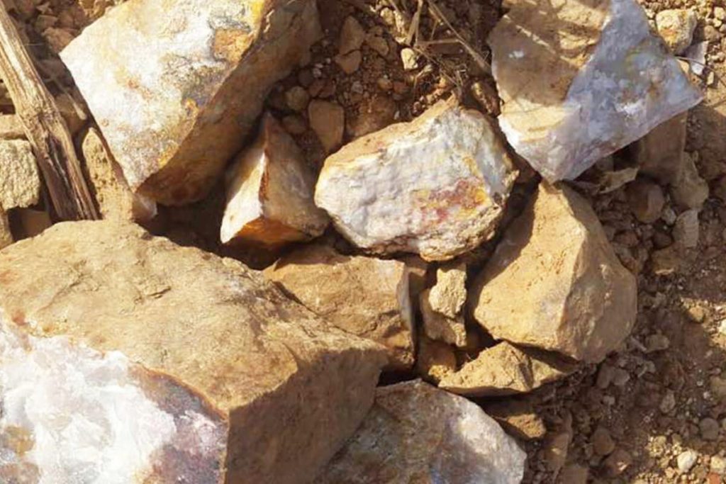Mine d'or filonienne,rocheuse