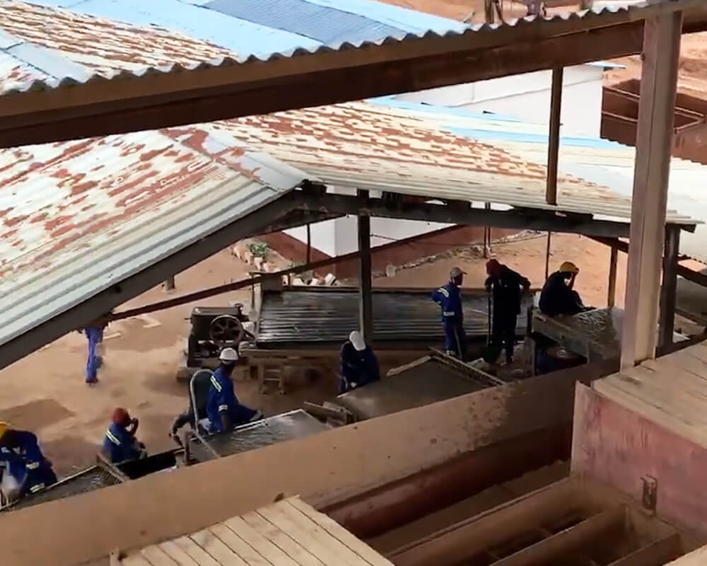 Récupération De Minerai d'Étain 120TPH