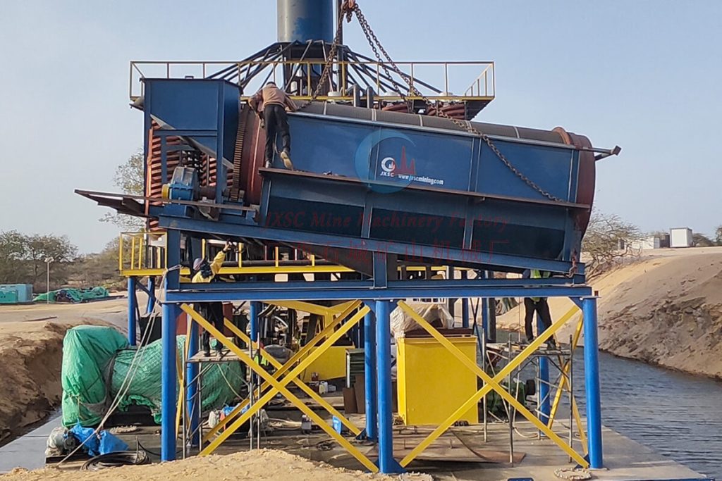 Séparation des sables minéraux lourds