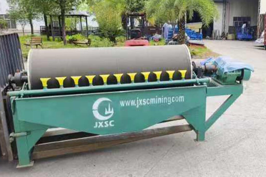 Séparation du minerai de fer - séparateur magnétique