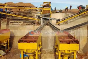 Uganda 100tph alluvila coltan processing plant