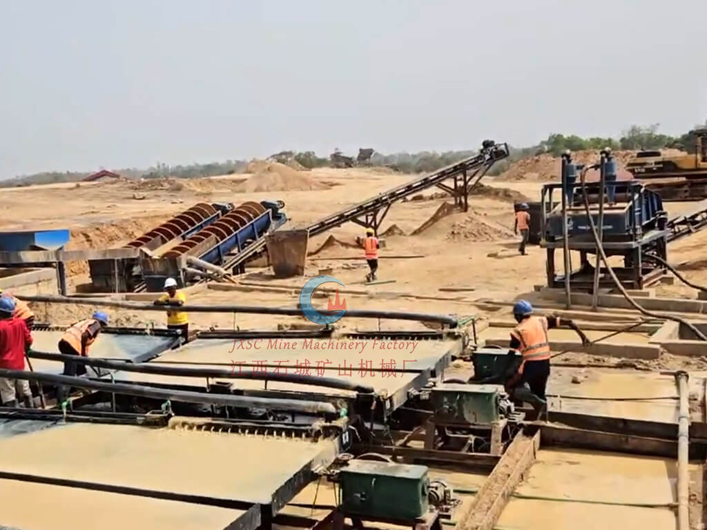 Usine D'enrichissement Du Minerai D'étain De Placer