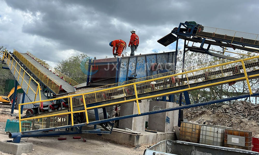 Usine de concassage de pierres dures