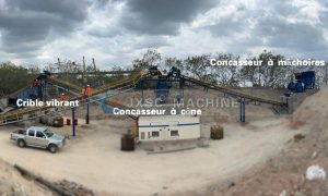 Usine de concassage de pierres dures