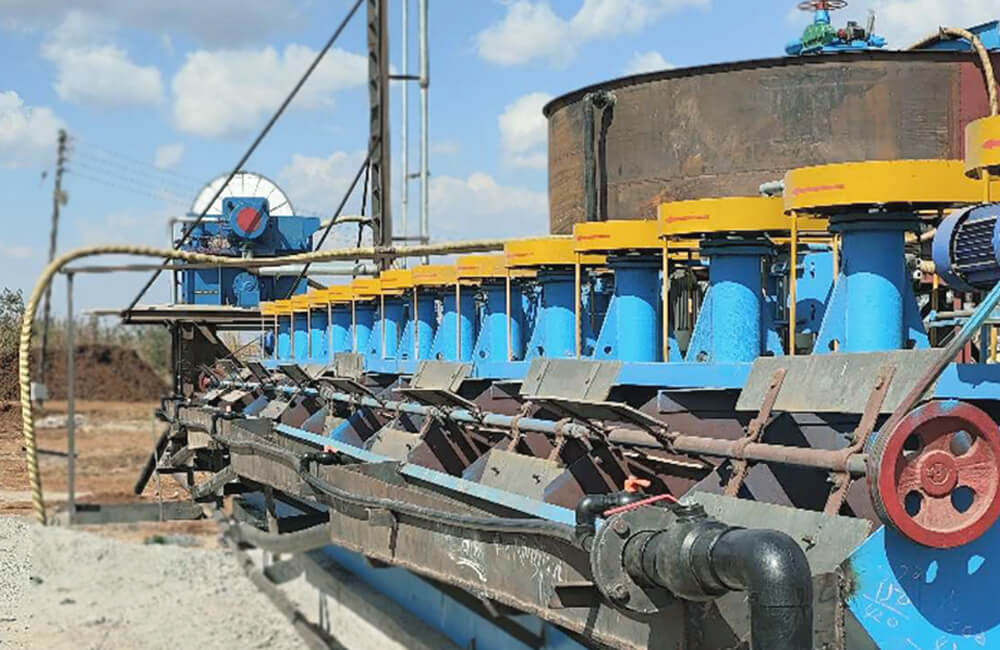 Usine de flottation du plomb et du zinc