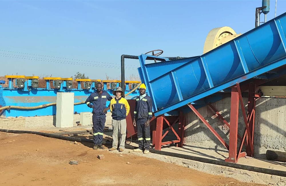 Usine de traitement du minerai de lithium