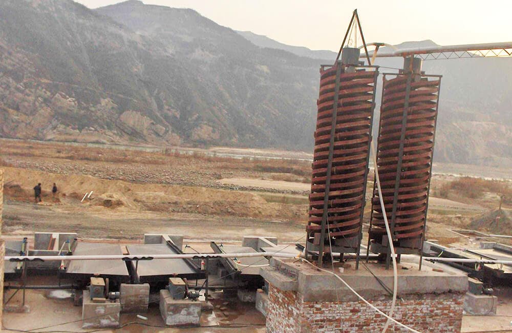 Usine de traitement du minerai de tungstène