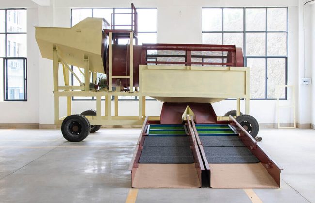 Usine De Lavage D'or Mobile
