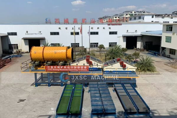 jxsc 200tph alluvial gold washing plant