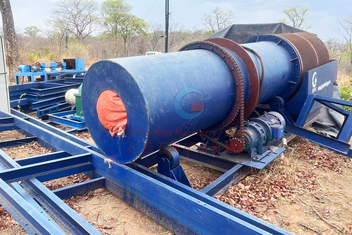 laveur à tambour pour coltan