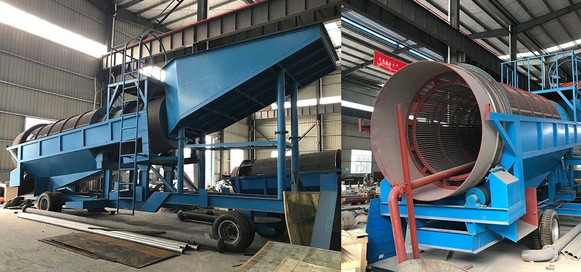 Mobile trommel screen