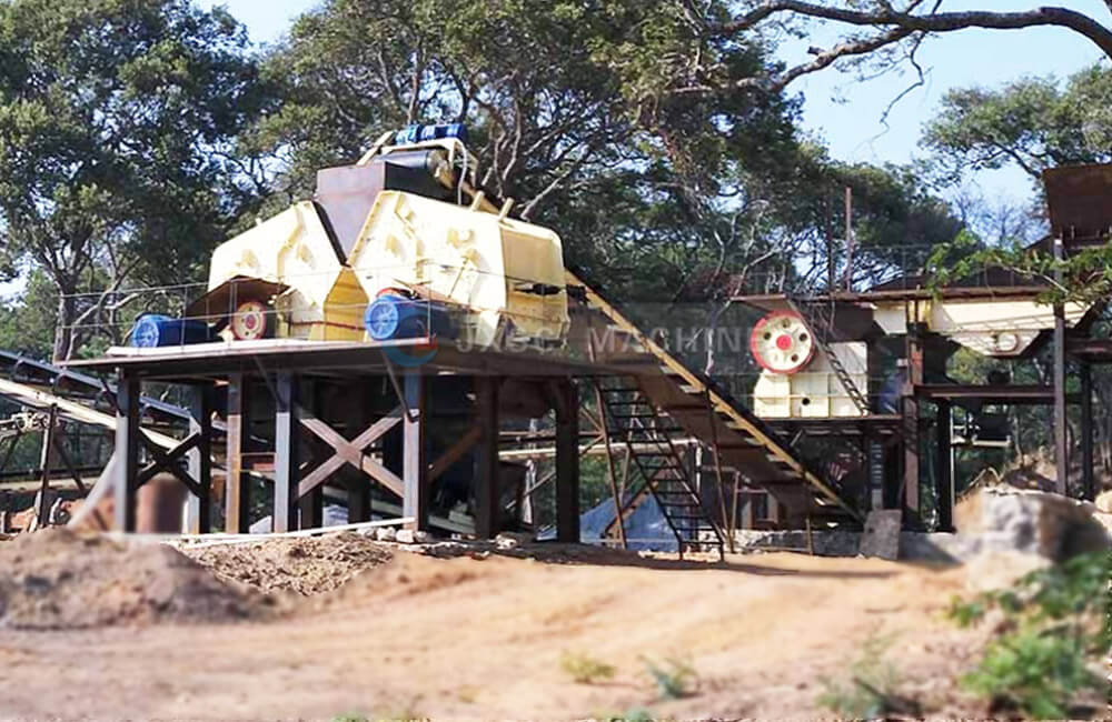 usine de concassage d'andésite