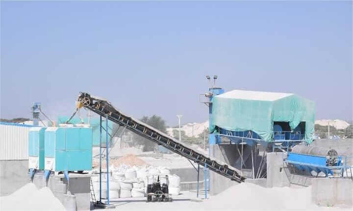 usine de traitement de sable de silice